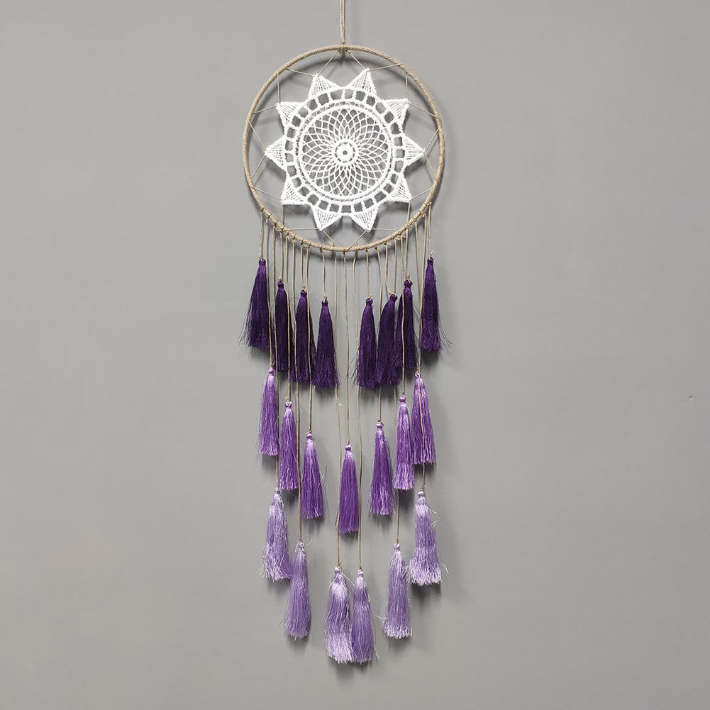 Olivenorma Braided Lace Tassel Pendant Dream Catcher - image 10