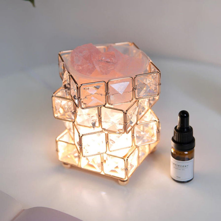 Olivenorma Four layer Rubiks Essential Oil Crystal Aromatherapy Lamp - image 14
