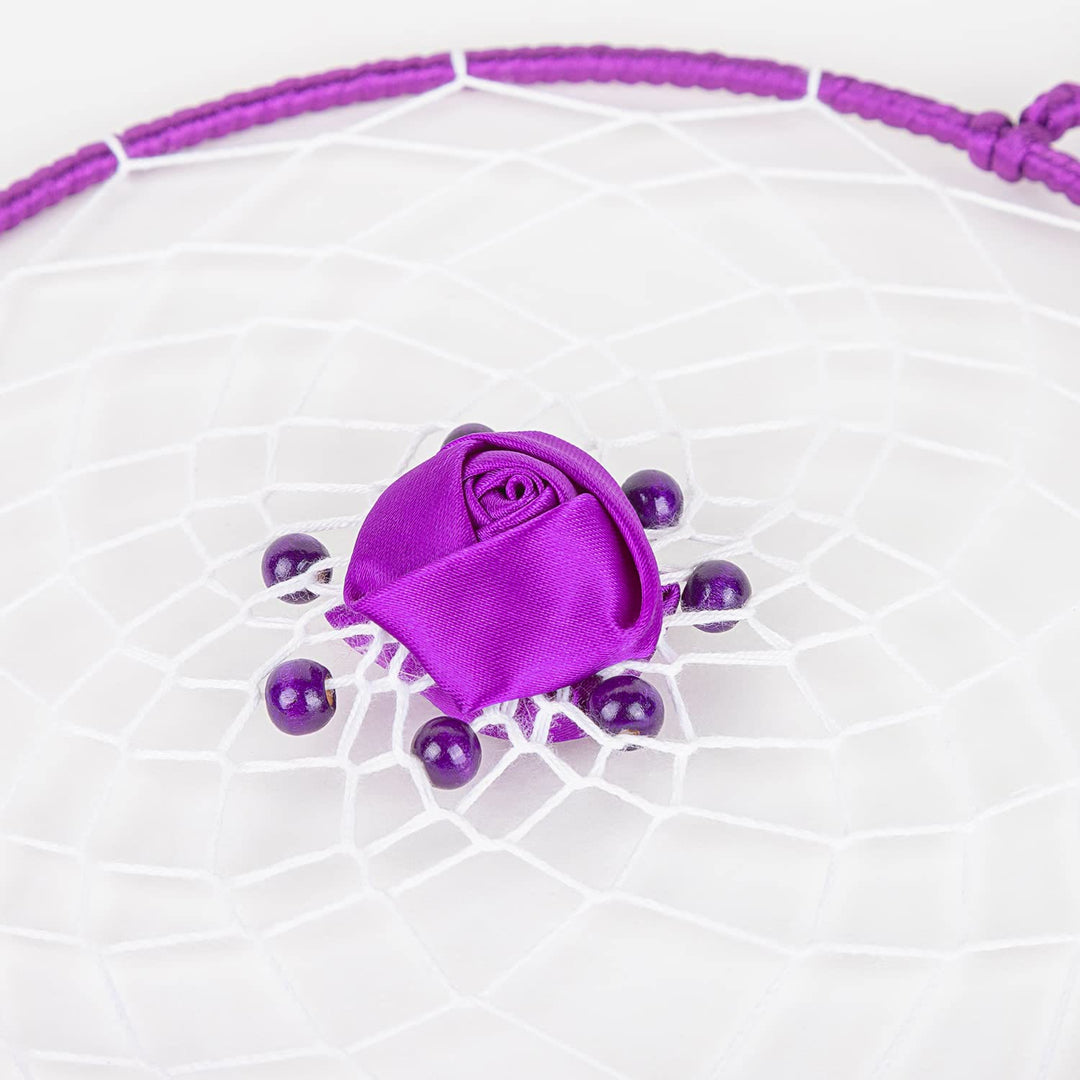 Olivenorma Large Purple Creative Style Rose Dream Catcher - image 13