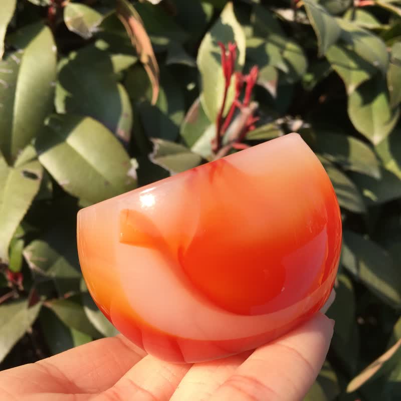 Olivenorma Carnelian Bowl Energy Crystal Decoration - image 5