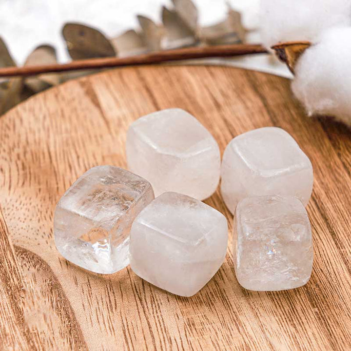 Olivenorma Clear Quartz Pure Crystal Cube - image 2