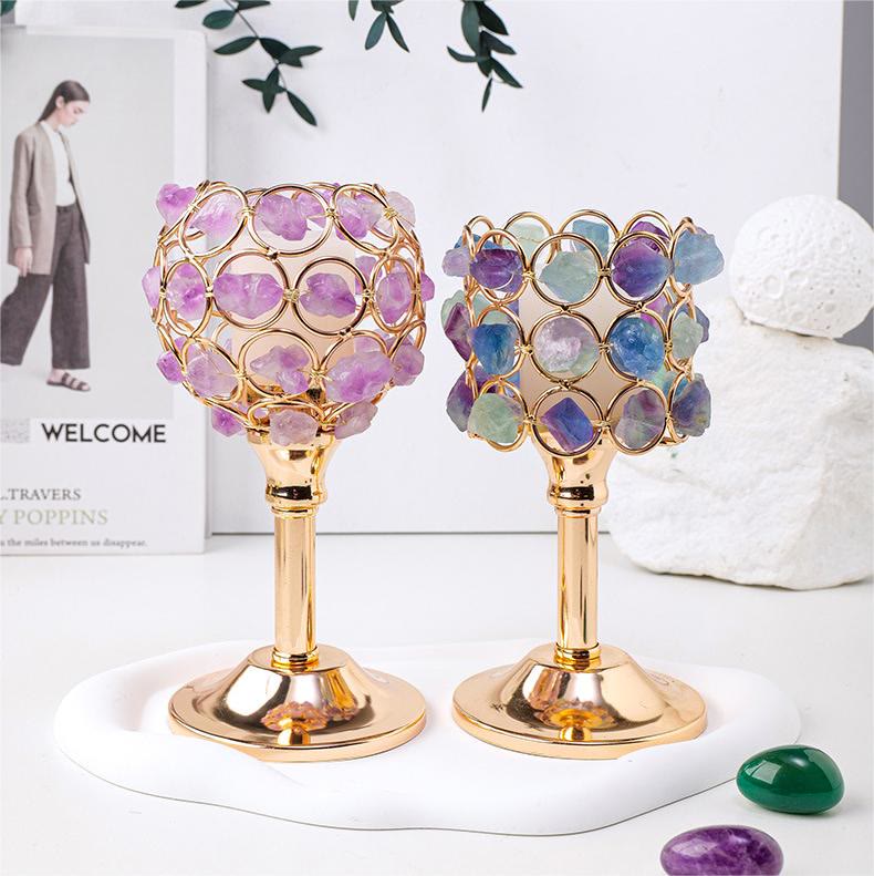 Olivenorma Natural Crystal Cup Holderraw Candle - image 11