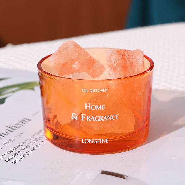 Olivenorma Fireless Diffuser Stone Essential Oil Crystal Aromatherapy Lamp - Carnelian - Freesia - image 1