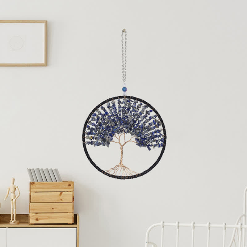 Tree of Life Crystal Suncatcher Dream Catcher - image 1