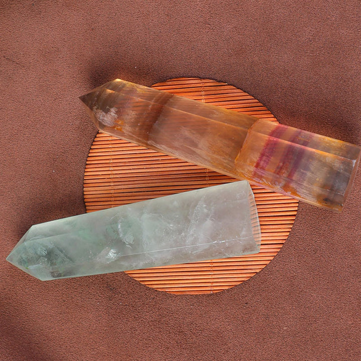 Fluorite Natural Crustal Reki Crystal Wands - image 5