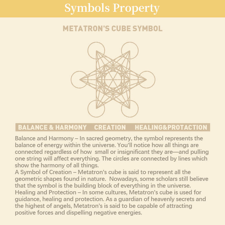 Aquamarine Metatron's Cube Energy Necklace - image 5