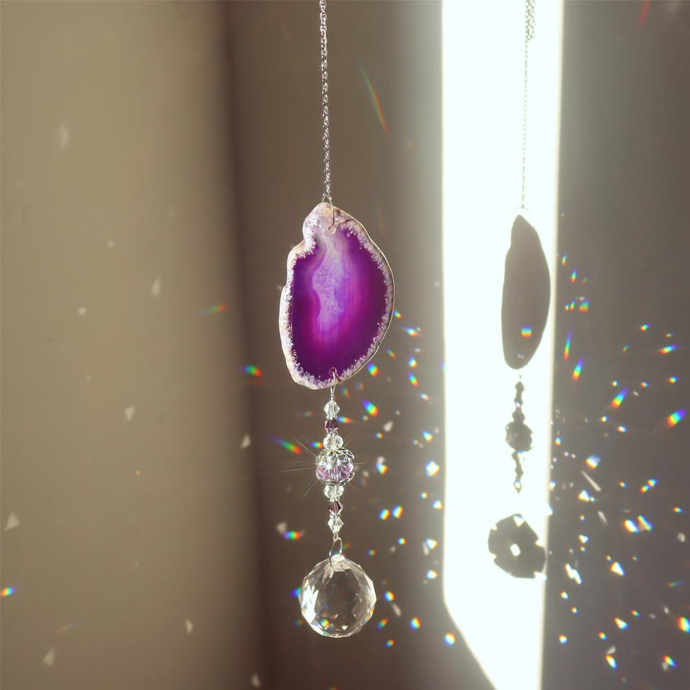 Olivenorma Handmade Hanging Pendant Sun Crystal Wind Chime - image 2