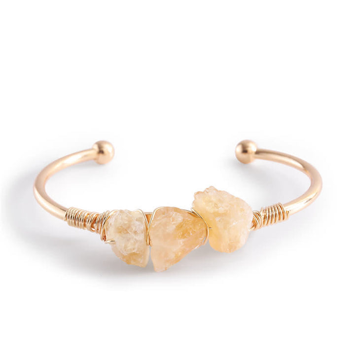 Olivenorma  Vintage Raw Crystal Gemstone Bracelet - image 3