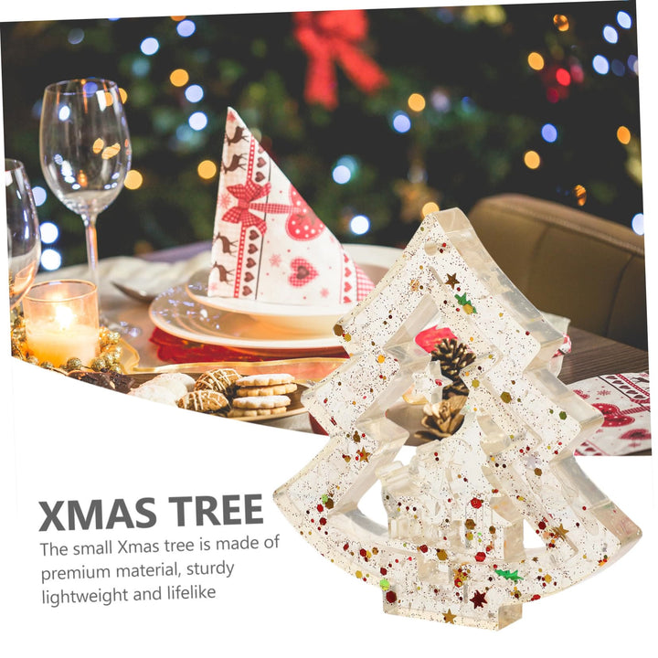Olivenorma Natural Crystal Gravel Resin Christmas Tree Decoration - image 22