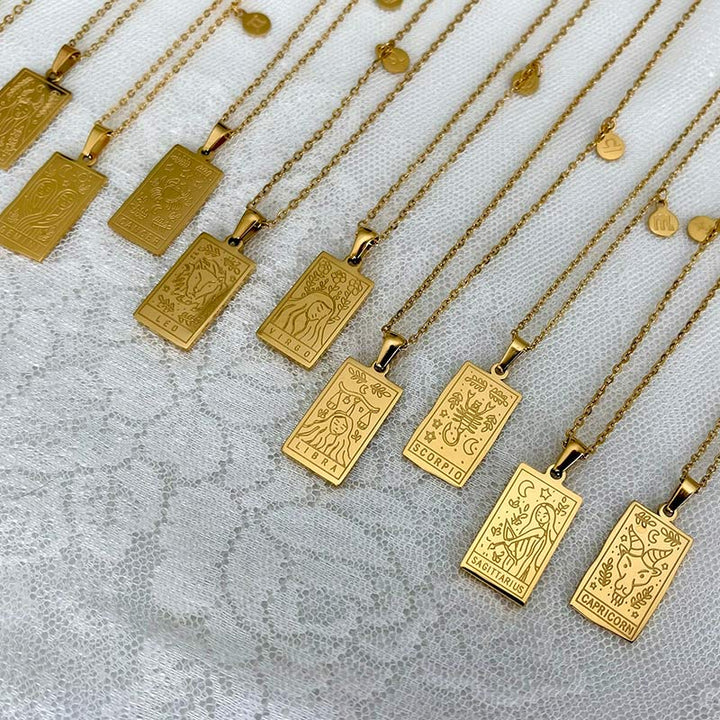 Olivenorma Gold Filled Chain Zodiac Necklace - image 16