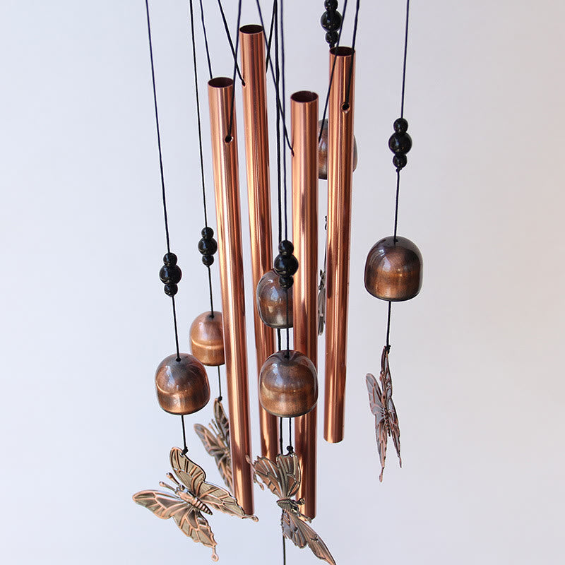 Olivenorma Metal Butterfly Owl Animal Iron Art Hanging Wind Chime - image 9