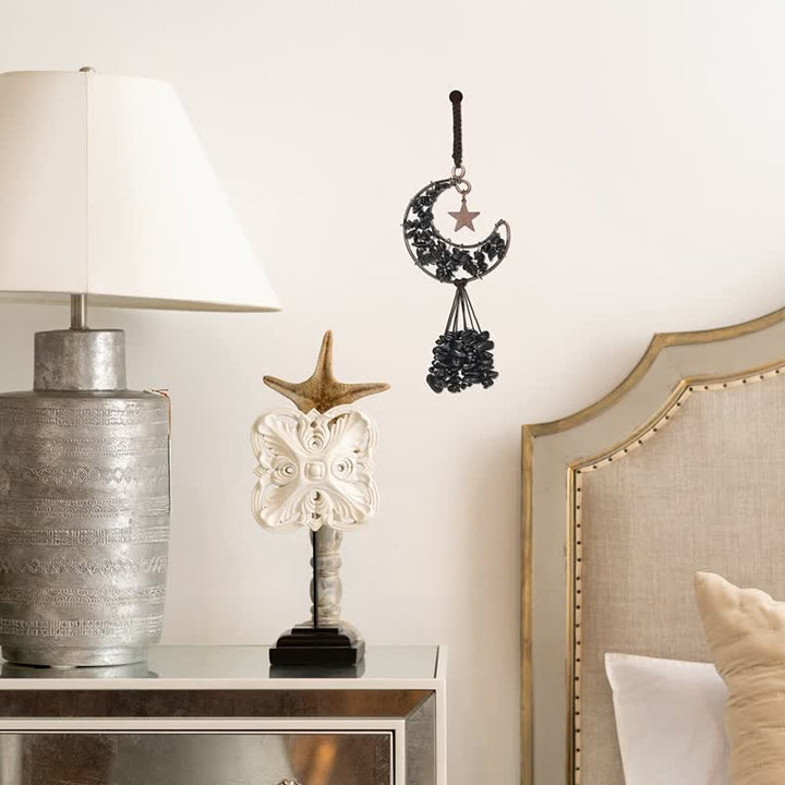 Olivenorma Moon And Star Chakra Crystal Wind Chime - image 15