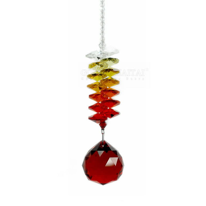 Crystal Sun Catchers Meteor Planet Gemstone Ornament - Red Quartz - image 11