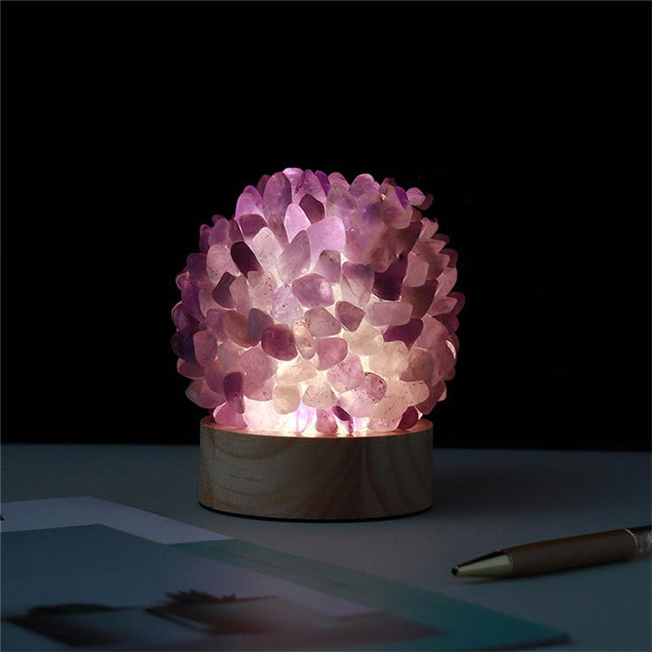 Olivenorma Christmas Crystal Stone Night Light Decoration - image 3