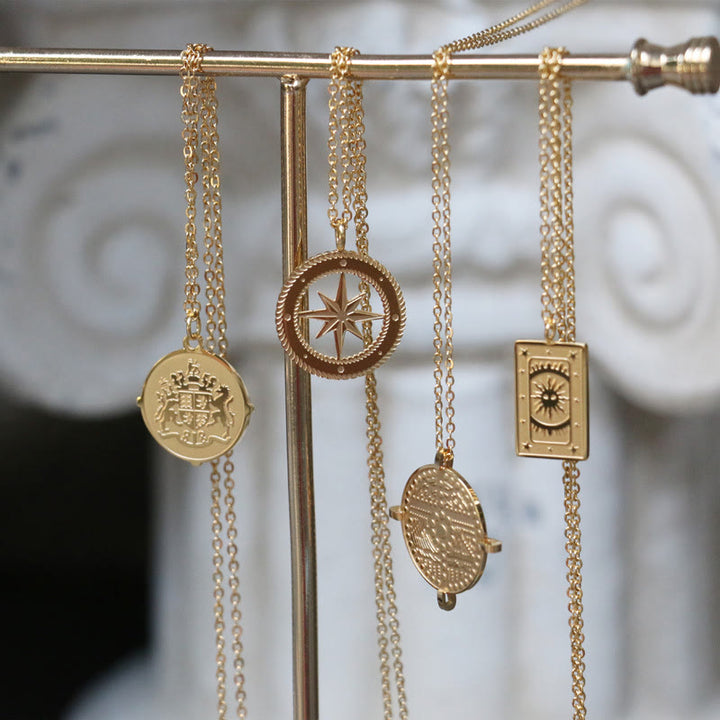 Olivenorma Tarot Titanium Steel Gold Plated Necklace - image 7