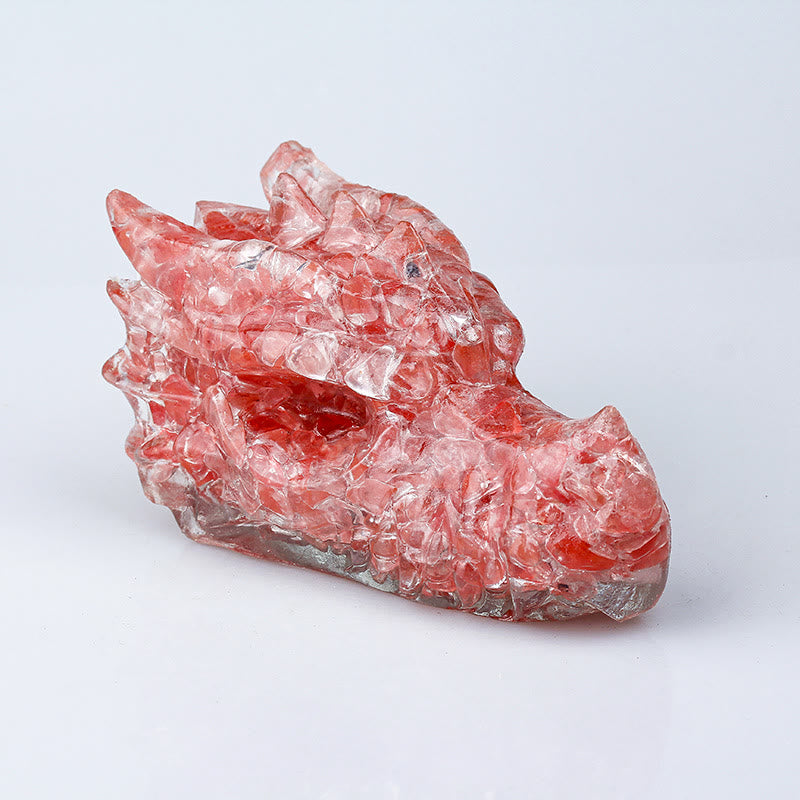 Olivenorma Crystal Epoxy Faucet 1kg Ornament Gemstone Decoration - Red Smelting Quartz - image 14