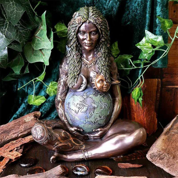 Olivenorma Mother Earth Art Statue Decoration - Mother Earth - image 0
