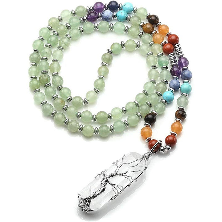 Natural Crystal Chakra Mala  - image 4