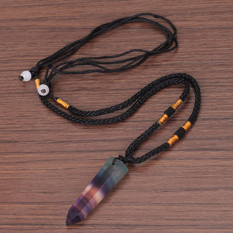 Olivenorma Fluorite Alleviate Anxiety Necklace - image 1