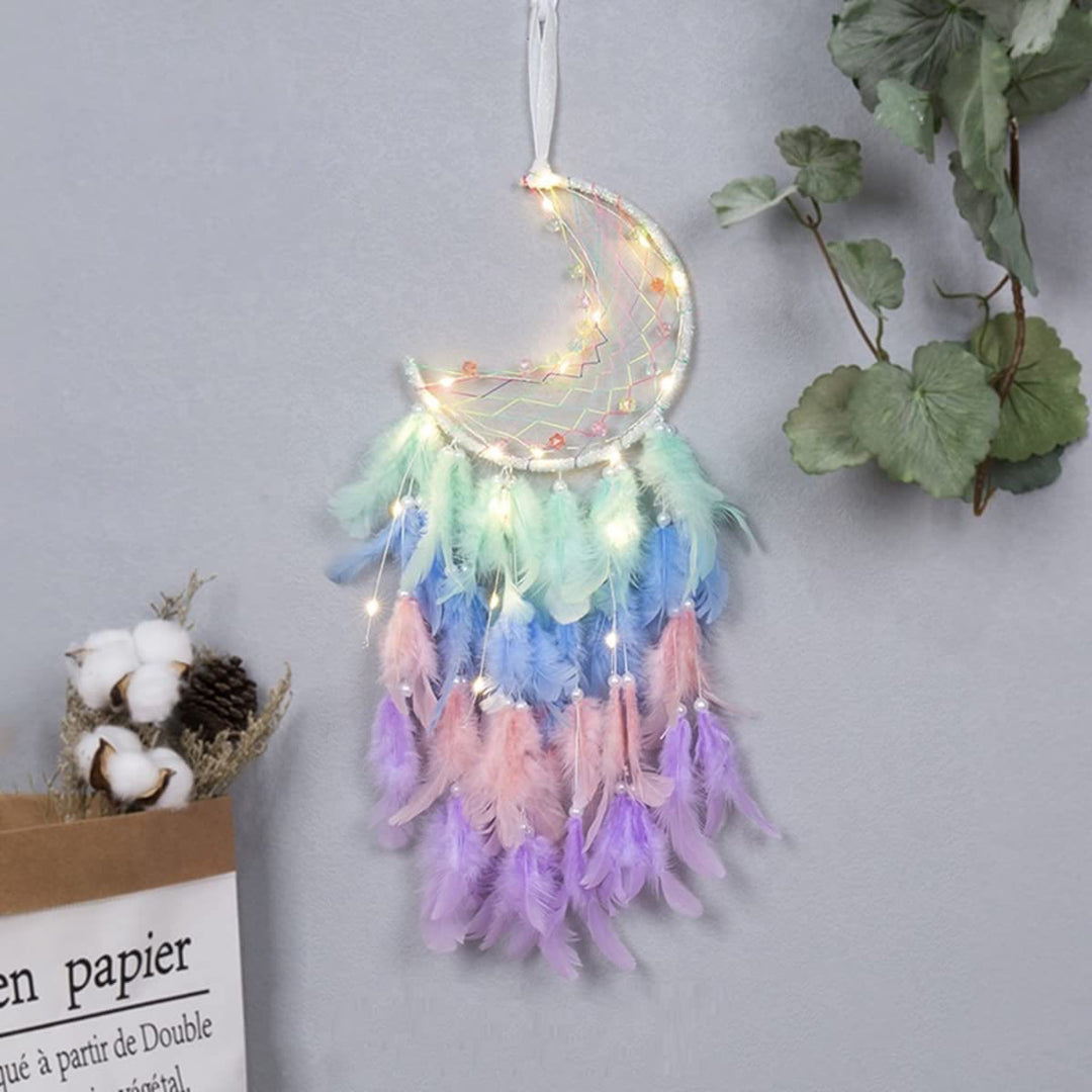Olivenorma Colored Bead Feather Catcher - With Lights - image 0
