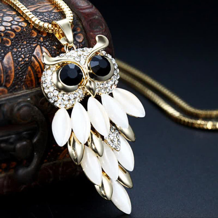 Olivenorma "Supernatural Power" - Crystal Alloy Sweater Necklace - image 9