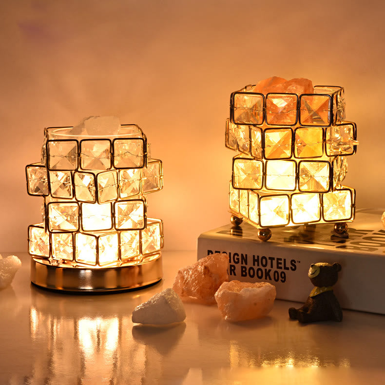 Olivenorma Four layer Rubiks Essential Oil Crystal Aromatherapy Lamp - image 0