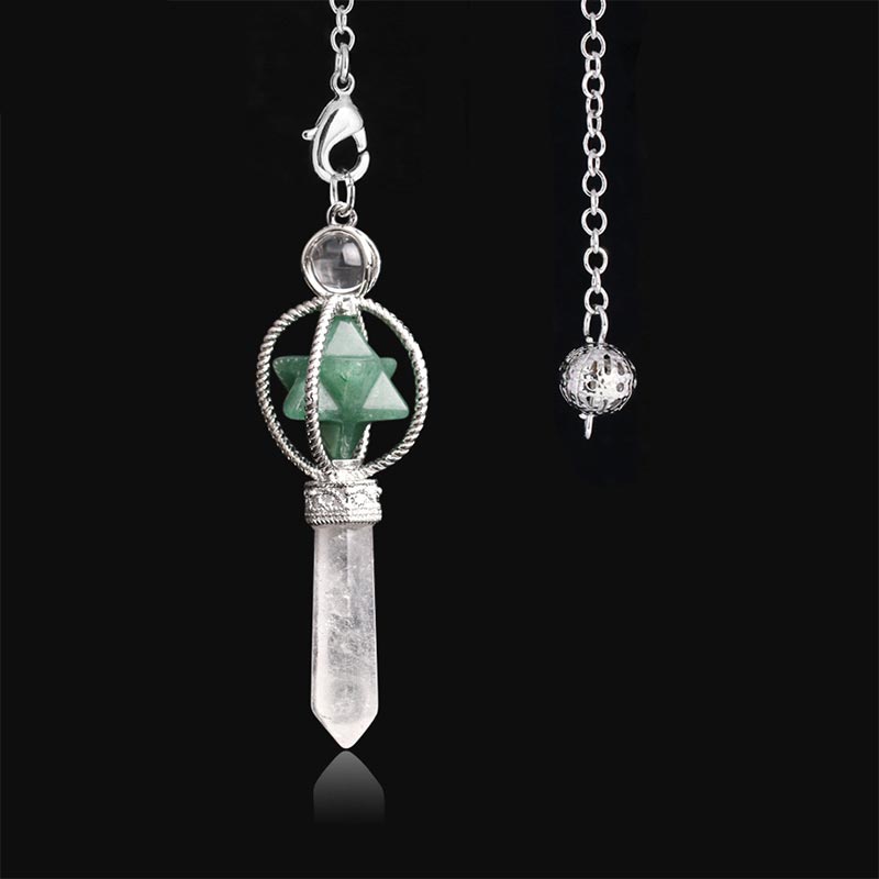 Natural Crystal Stone Pendulum - Green Aventurine - image 16