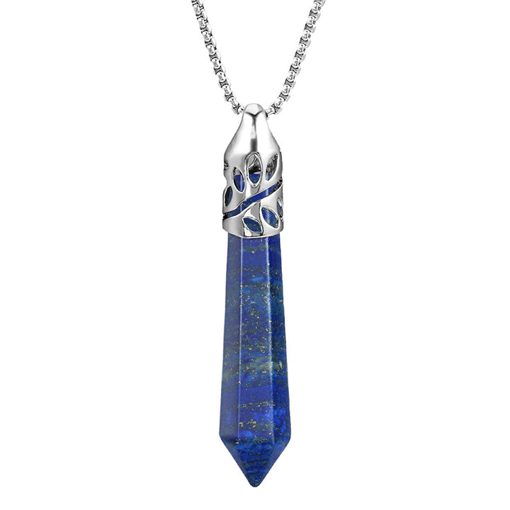 Crrystal Bullet Protection Gemstone Necklace - Lapis Lazuli - image 30