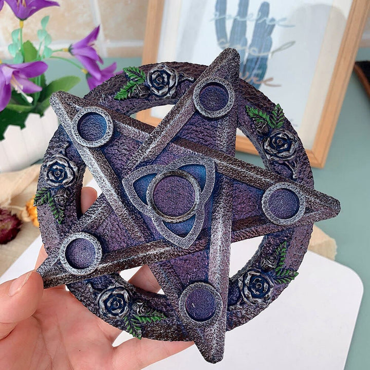 Olivenorma Five Pointed Star Chassis Crystal Ball Stand Decoration - image 6