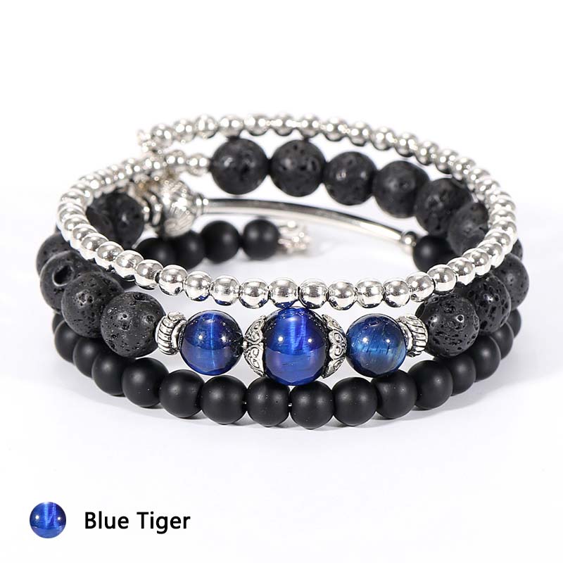 Natural Crystal Protection Stone Bracelet - image 4