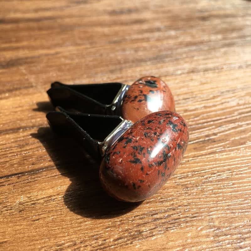 Olivenorma Natural Crystal Car Air Vent Decoration - Mahogany Obsidian - image 19