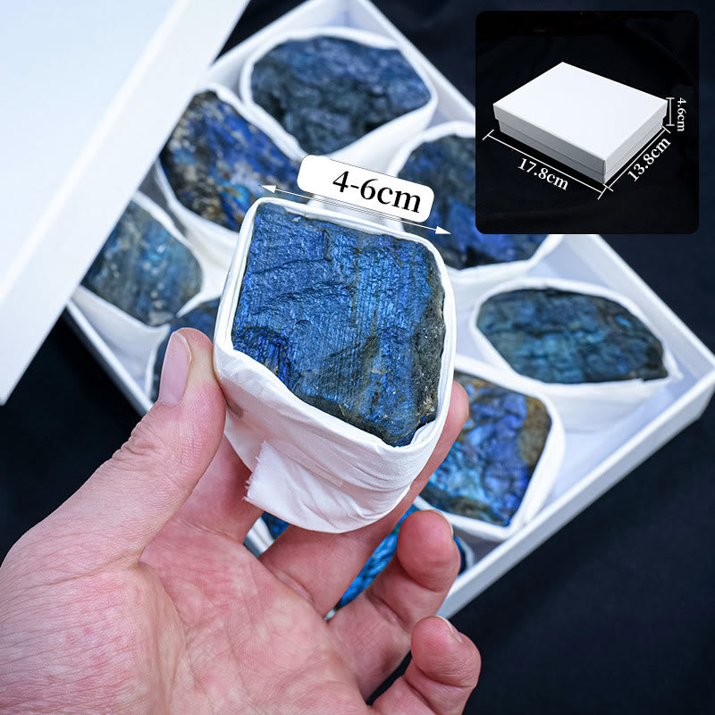 Olivenorma Labradorite Rough Crystal Set Natural Stone - image 4
