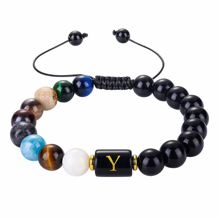 Olivenorma Cosmic Galaxy Protection Letter Bracelet - Y - image 27