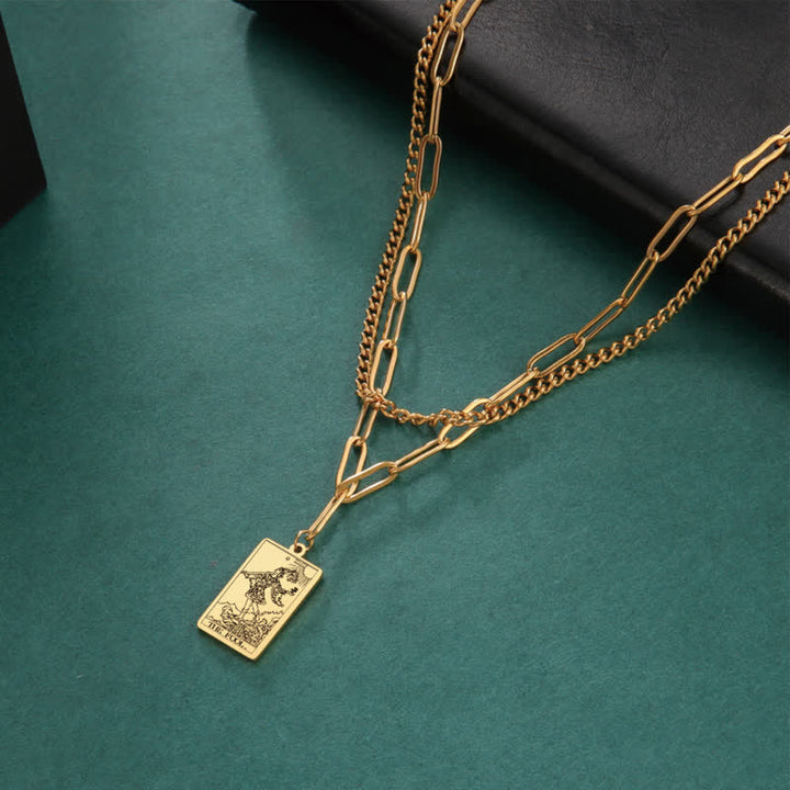 Olivenorma Tarot Card Double Chain Necklace - image 3