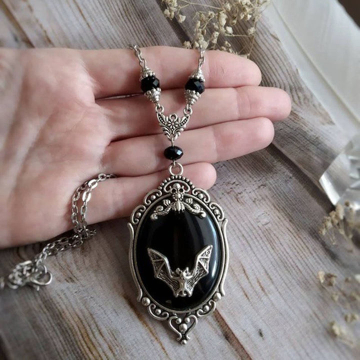 Olivenorma Bat Obsidian Necklace - Necklace - image 0