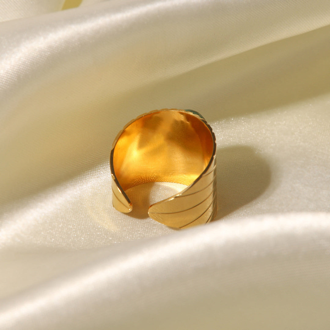 Olivenorma "African Turquoise Majesty" Wide African Turquoise Ring - image 4