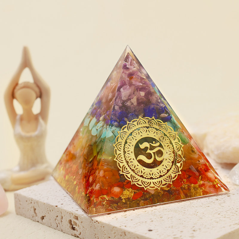 Olivenorma Pure Chakra Protection Orgone Pyramid - 10*10cm - YES PLEASE $8 - image 0