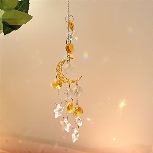Olivenorma Moon Prism Crystal Suncatcher Wind Chime - image 2