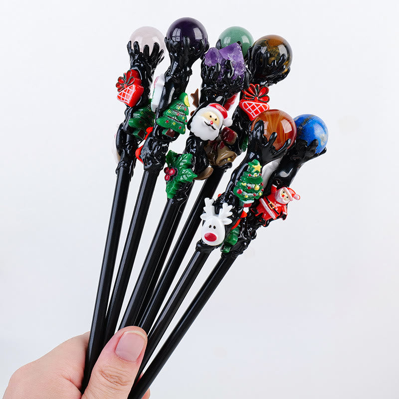 Olivenorma Christmas Children's Gifts Natural Crystal Magic Wands - image 10
