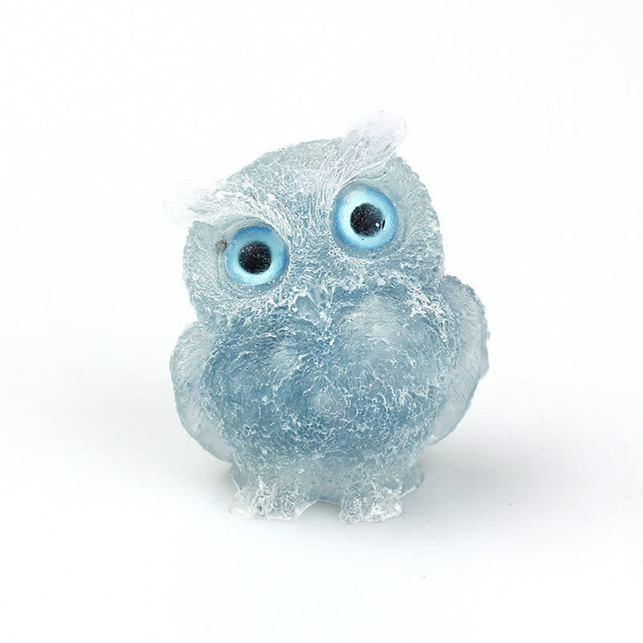 FREE Today: Natural Crystal Owl Healing Gemstone Decoration - Aquamarine - image 25