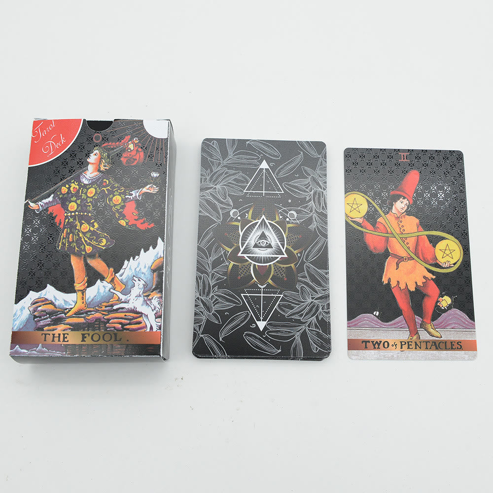 Olivenorma Black Triangle Evil Eye Tarot Deck Cards - image 6