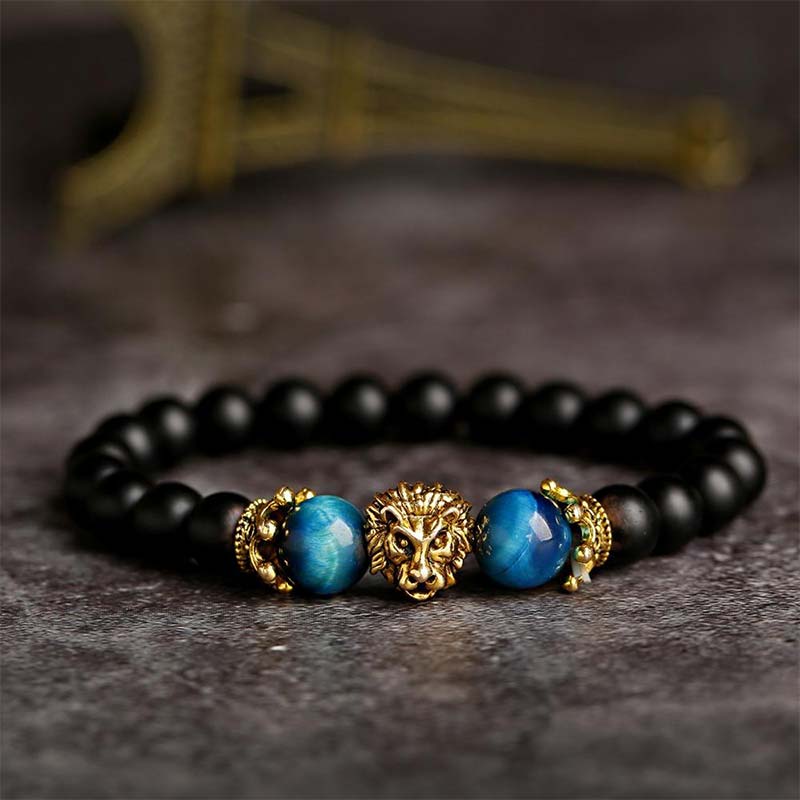 Olivenorma Natural Crystal Stone Lion Symbol Bracelet - image 25