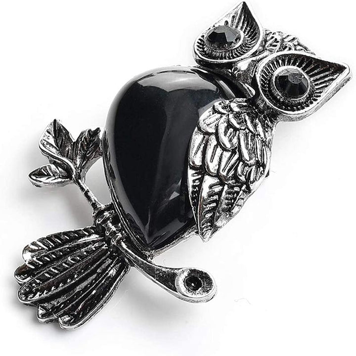 Olivenorma Natural Stone Owl Necklace - image 7