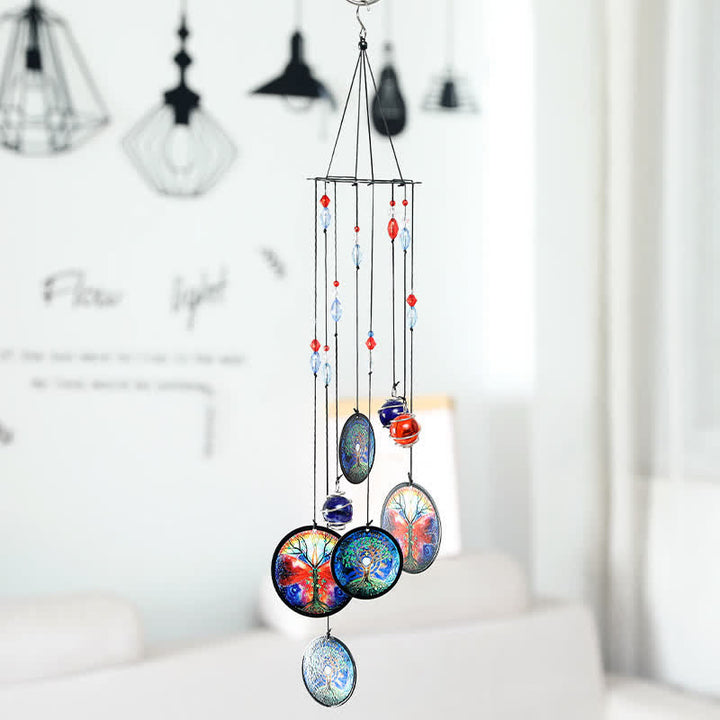 Olivenorma Tree of Life Butterfly Rainbow Wind Chime - image 1