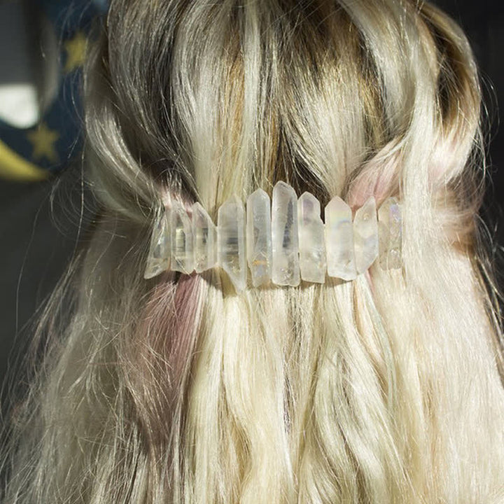 Bohemia Colourful Crystal Spring Hairpin - Clear Crystal - image 8
