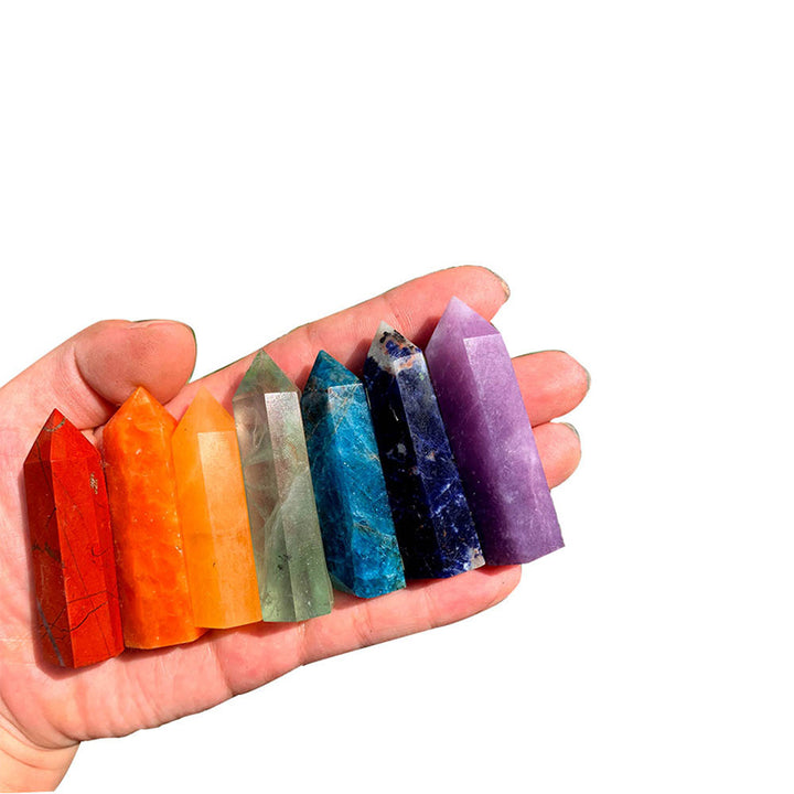 Chakra Crystal Wands Tower Crystal Set - image 4