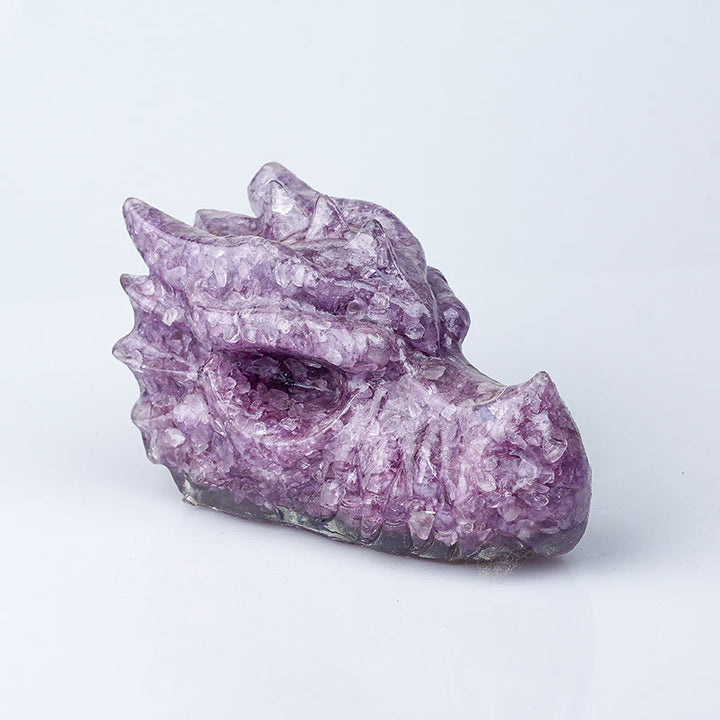 Olivenorma Crystal Epoxy Faucet 1kg Ornament Gemstone Decoration - Amethyst - image 12