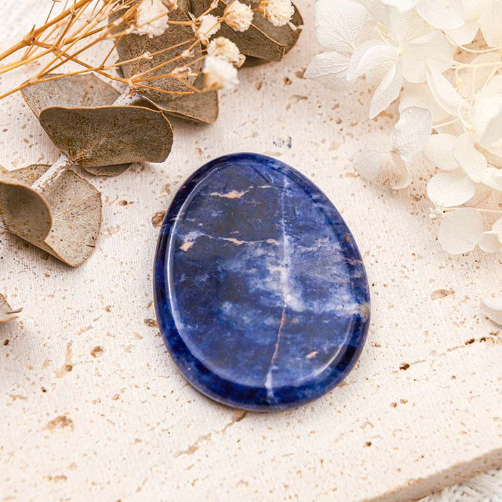 Olivenorma Sodalite Calm Thumb Worry Stone - Sodalite - image 0