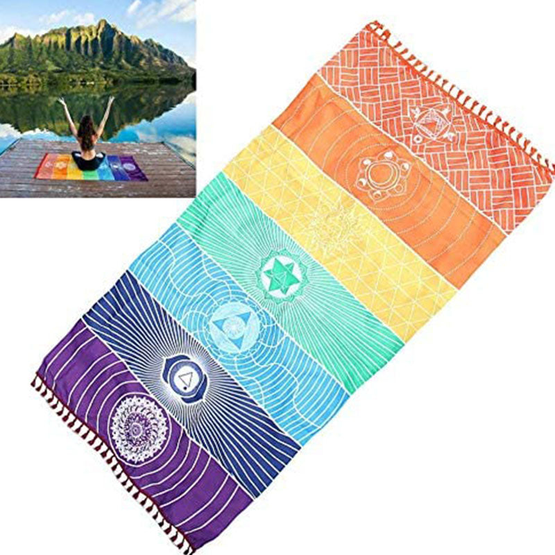 Olivenorma Chakra Rainbow Yoga Mat - image 3