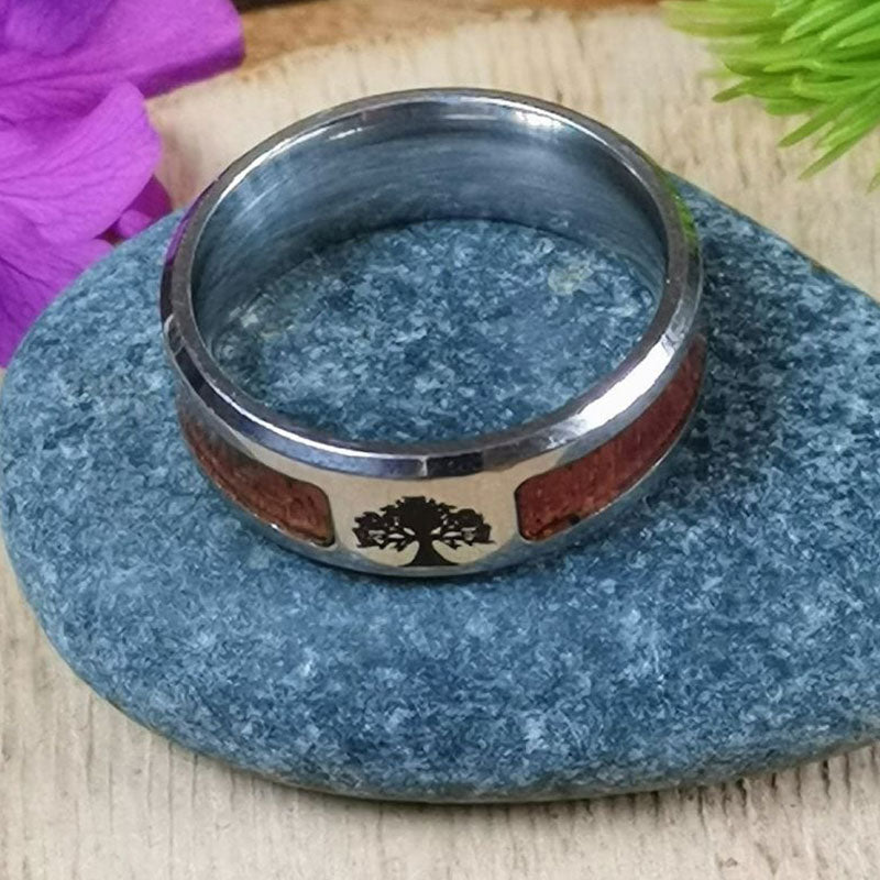 Yggdrasil ring - stainless steel - image 3